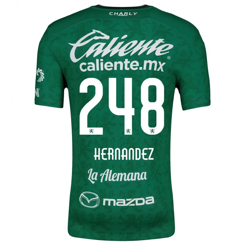 Danxen Kinder Fernando Hernández #248 Grün Weiß Heimtrikot Trikot 2024/25 T-Shirt Schweiz