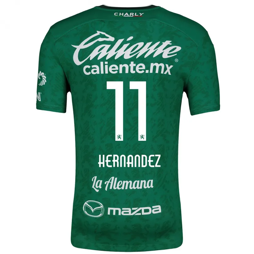 Danxen Kinder Elías Hernández #11 Grün Weiß Heimtrikot Trikot 2024/25 T-Shirt Schweiz