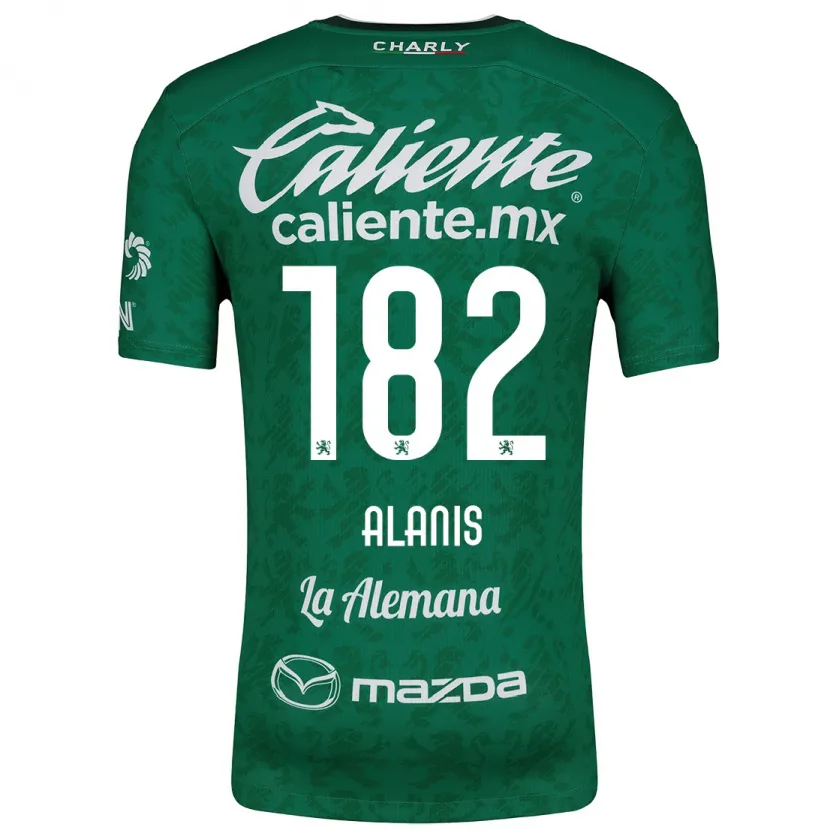 Danxen Kinder Alejandro Alanís #182 Grün Weiß Heimtrikot Trikot 2024/25 T-Shirt Schweiz