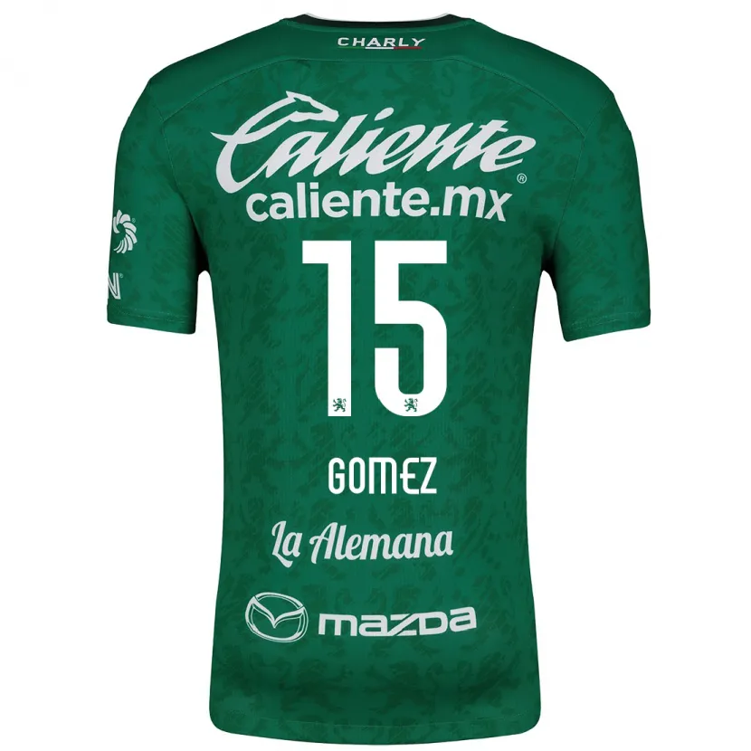 Danxen Kinder Paulina Gómez #15 Grün Weiß Heimtrikot Trikot 2024/25 T-Shirt Schweiz