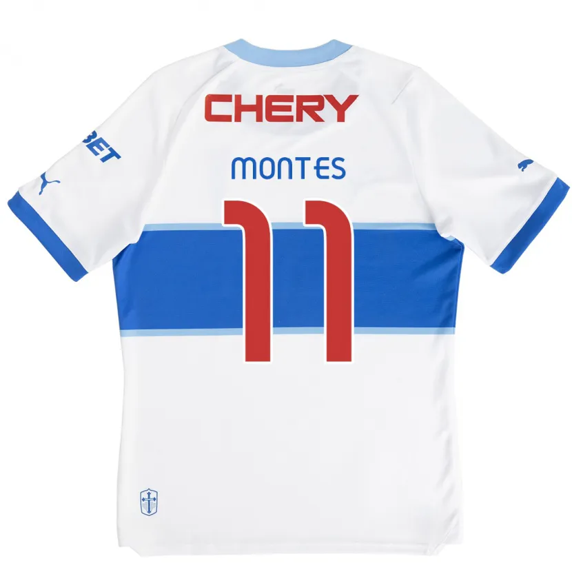 Danxen Kinder Clemente Montes #11 Weiß Blau Heimtrikot Trikot 2024/25 T-Shirt Schweiz