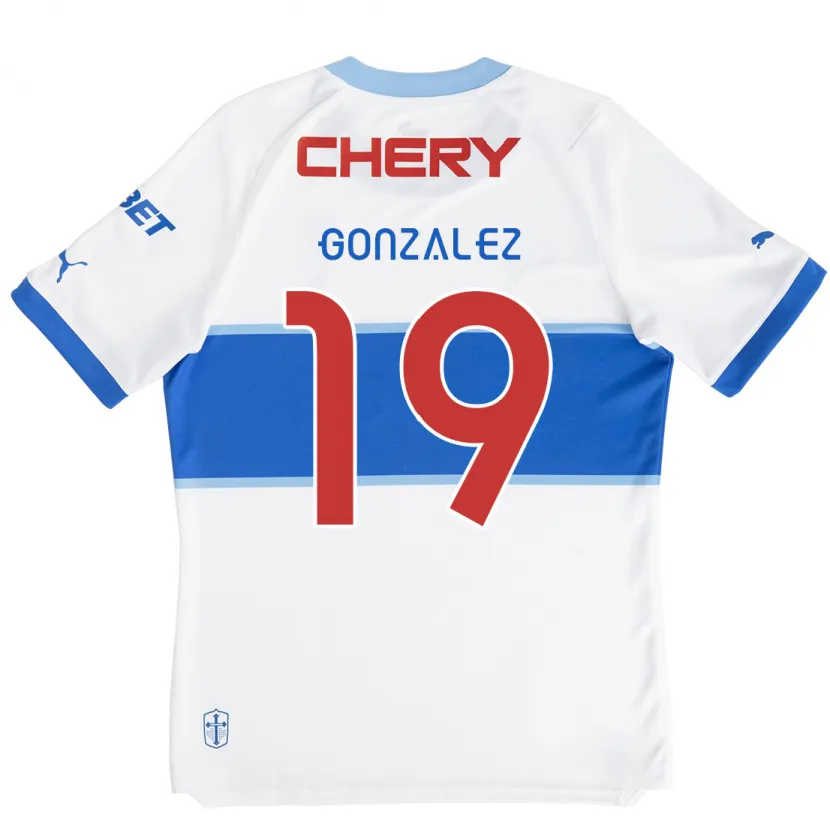 Danxen Kinder Bryan González #19 Weiß Blau Heimtrikot Trikot 2024/25 T-Shirt Schweiz