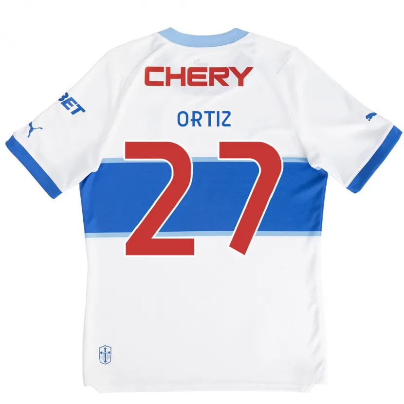 Danxen Kinder Jorge Ortiz #27 Weiß Blau Heimtrikot Trikot 2024/25 T-Shirt Schweiz