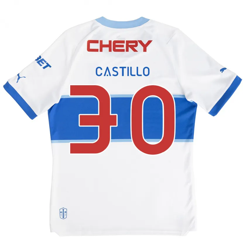 Danxen Kinder Nicolás Castillo #30 Weiß Blau Heimtrikot Trikot 2024/25 T-Shirt Schweiz