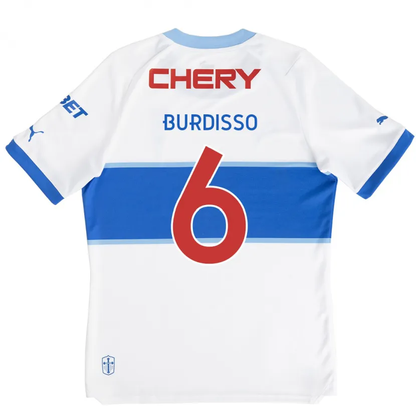 Danxen Kinder Guillermo Burdisso #6 Weiß Blau Heimtrikot Trikot 2024/25 T-Shirt Schweiz