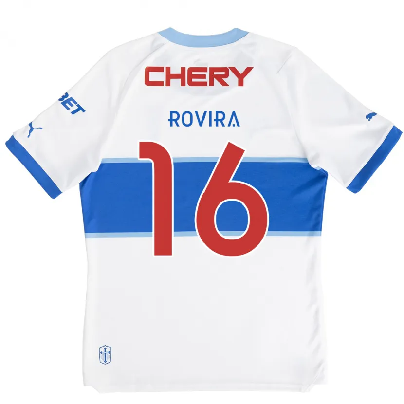 Danxen Kinder Brayan Rovira #16 Weiß Blau Heimtrikot Trikot 2024/25 T-Shirt Schweiz