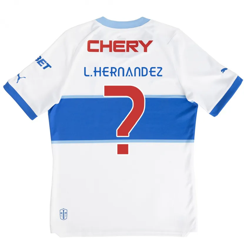 Danxen Kinder Luis Felipe Hernández #0 Weiß Blau Heimtrikot Trikot 2024/25 T-Shirt Schweiz