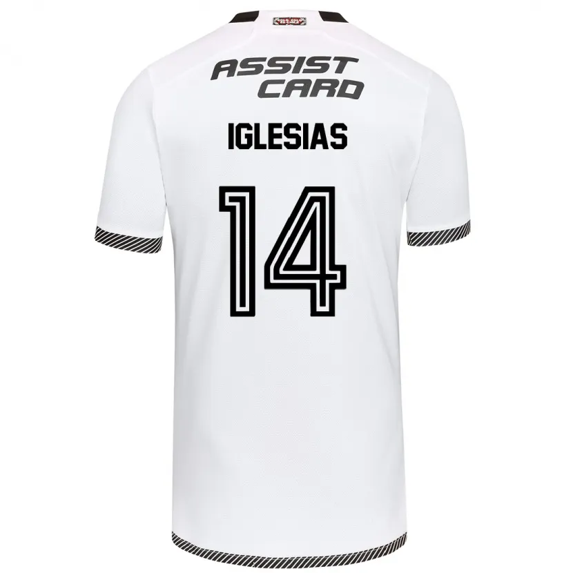 Danxen Kinder Luciano Iglesias #14 Weiß Schwarz Heimtrikot Trikot 2024/25 T-Shirt Schweiz