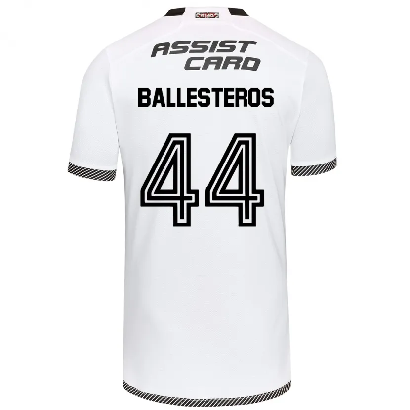 Danxen Kinder Martín Ballesteros #44 Weiß Schwarz Heimtrikot Trikot 2024/25 T-Shirt Schweiz