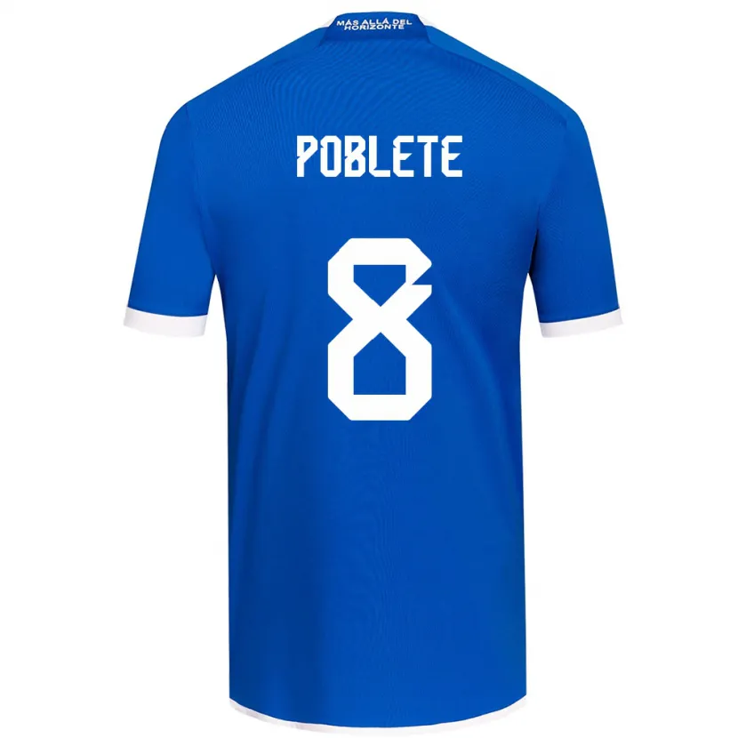 Danxen Kinder Israel Poblete #8 Blau Weiss Heimtrikot Trikot 2024/25 T-Shirt Schweiz