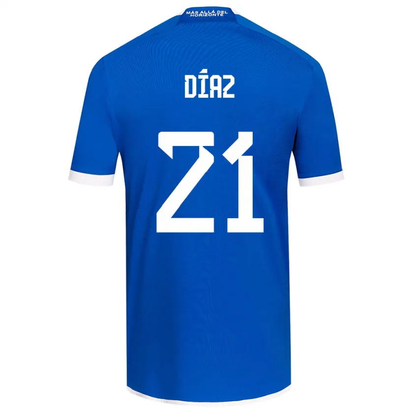 Danxen Kinder Marcelo Díaz #21 Blau Weiss Heimtrikot Trikot 2024/25 T-Shirt Schweiz