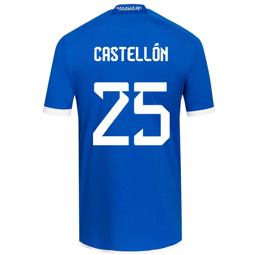 Danxen Kinder Gabriel Castellón #25 Blau Weiss Heimtrikot Trikot 2024/25 T-Shirt Schweiz