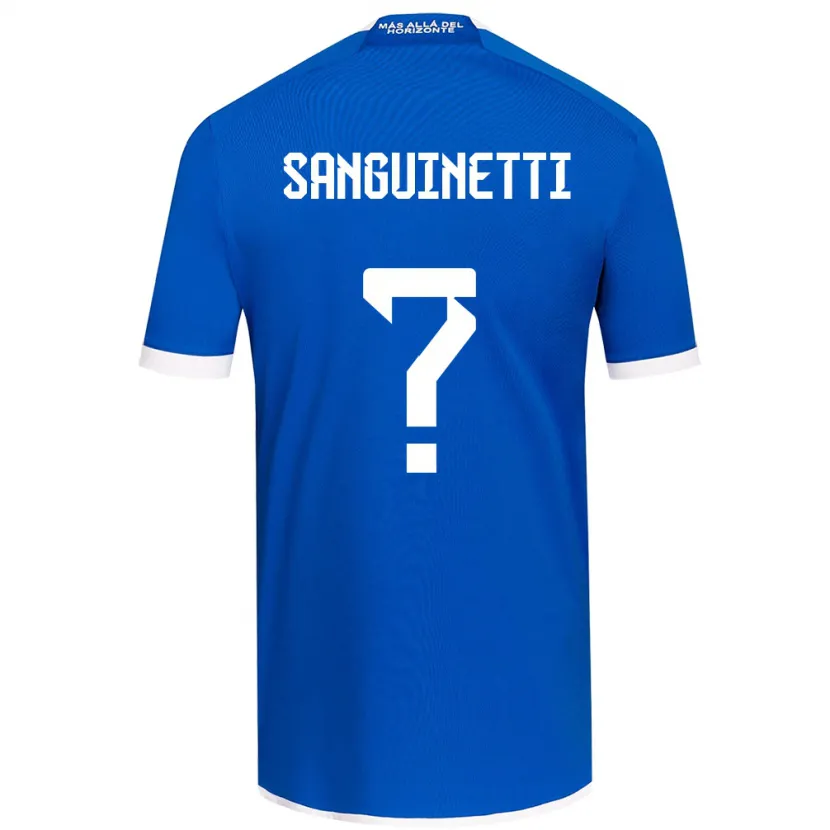 Danxen Kinder Fernando Sanguinetti #0 Blau Weiss Heimtrikot Trikot 2024/25 T-Shirt Schweiz