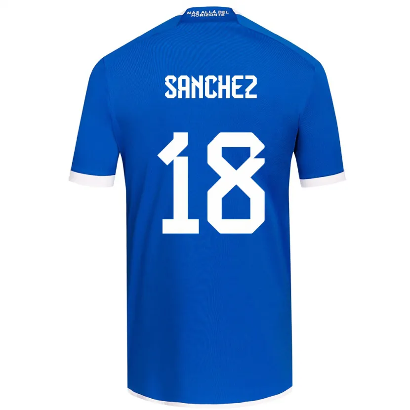 Danxen Kinder Bárbara Sánchez #18 Blau Weiss Heimtrikot Trikot 2024/25 T-Shirt Schweiz