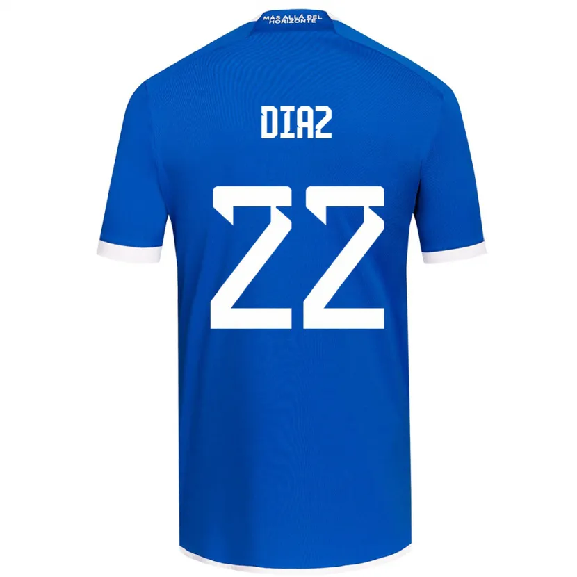 Danxen Kinder Valentina Díaz #22 Blau Weiss Heimtrikot Trikot 2024/25 T-Shirt Schweiz