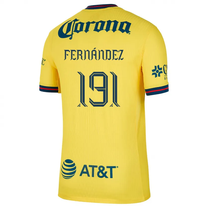 Danxen Kinder Adrián Fernández #191 Gelb Blau Heimtrikot Trikot 2024/25 T-Shirt Schweiz