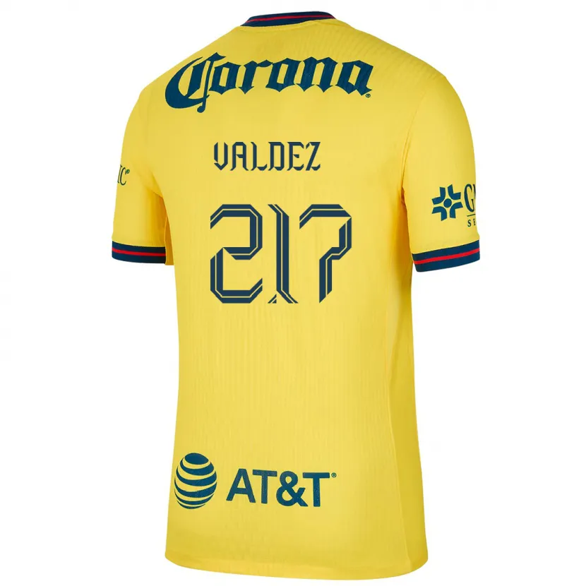 Danxen Kinder Víctor Valdez #217 Gelb Blau Heimtrikot Trikot 2024/25 T-Shirt Schweiz