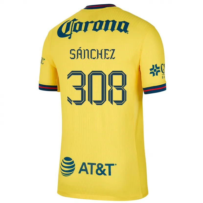 Danxen Kinder Oswaldo Sánchez #308 Gelb Blau Heimtrikot Trikot 2024/25 T-Shirt Schweiz