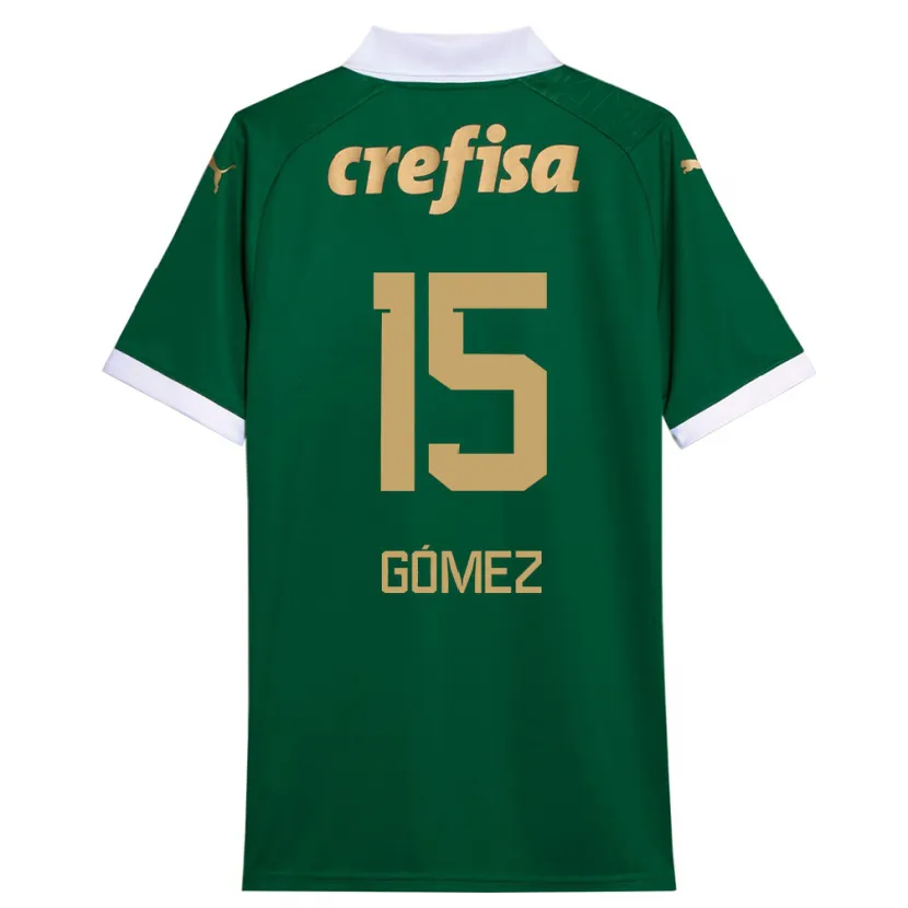 Danxen Kinder Gustavo Gómez #15 Grün Weiß Heimtrikot Trikot 2024/25 T-Shirt Schweiz