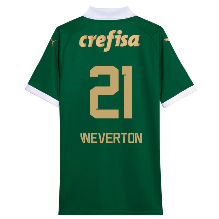 Danxen Kinder Weverton #21 Grün Weiß Heimtrikot Trikot 2024/25 T-Shirt Schweiz