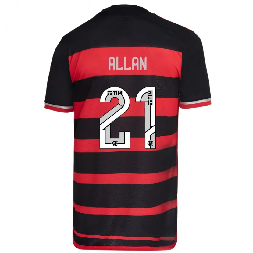 Danxen Kinder Allan #21 Rot Schwarz Heimtrikot Trikot 2024/25 T-Shirt Schweiz