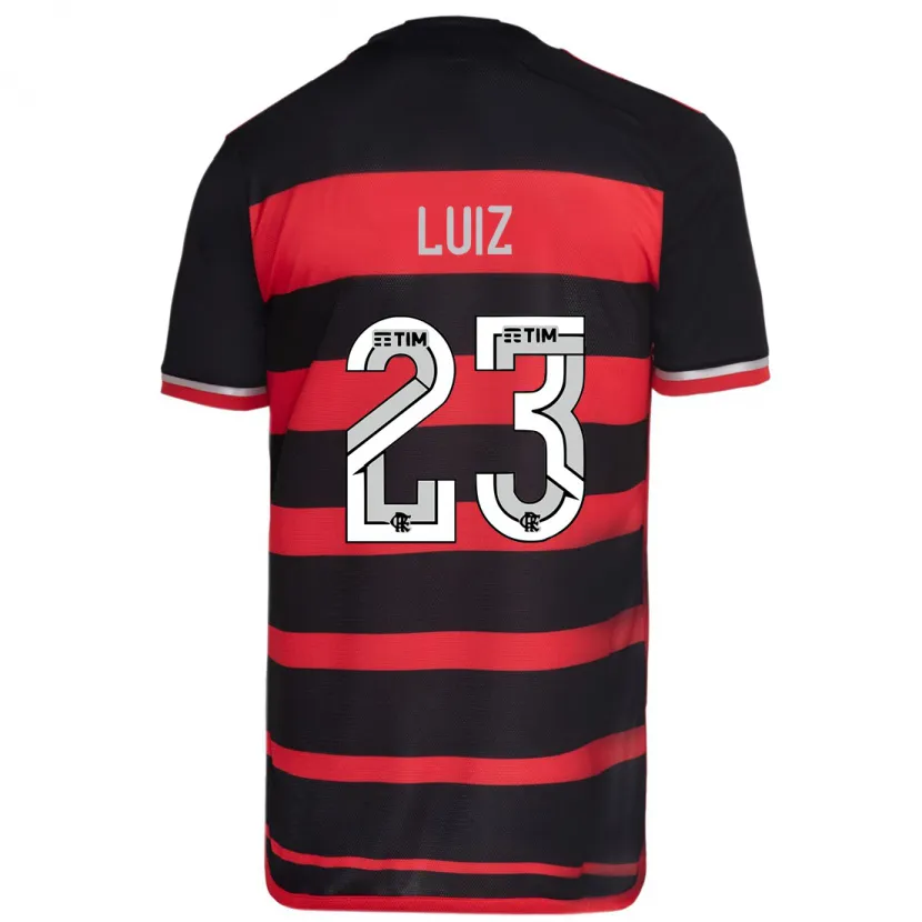 Danxen Kinder David Luiz #23 Rot Schwarz Heimtrikot Trikot 2024/25 T-Shirt Schweiz