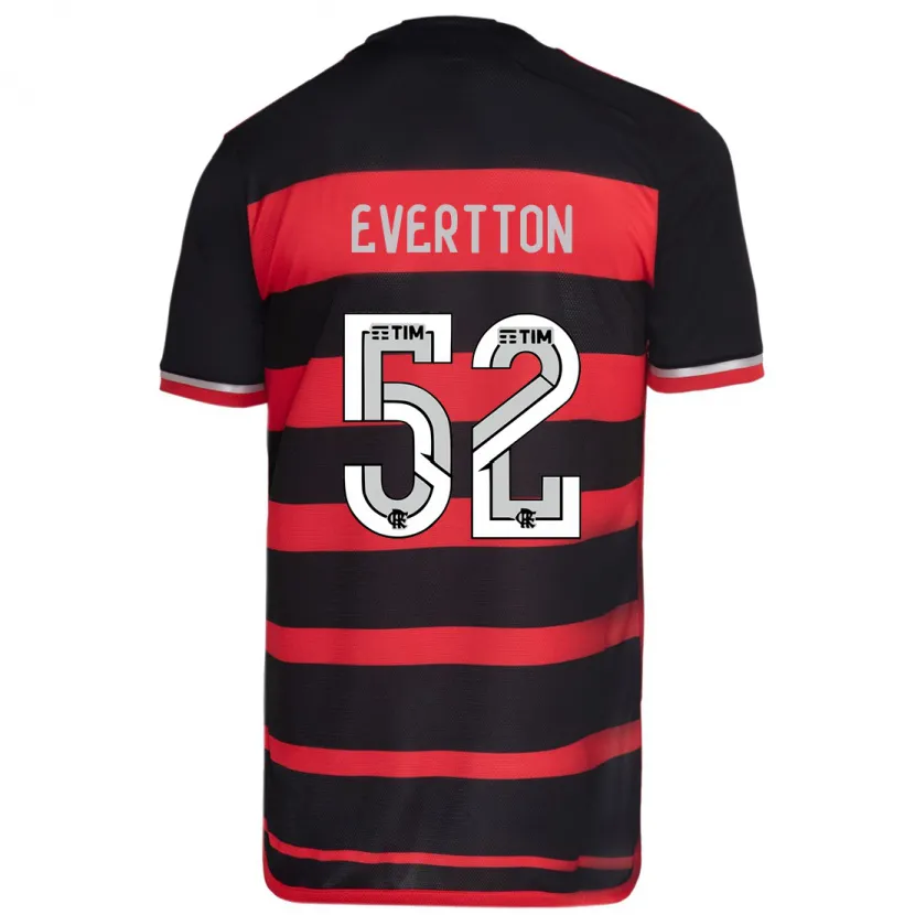 Danxen Kinder Evertton #52 Rot Schwarz Heimtrikot Trikot 2024/25 T-Shirt Schweiz