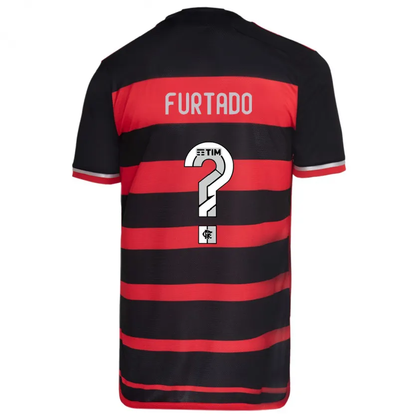 Danxen Kinder Lucas Furtado #0 Rot Schwarz Heimtrikot Trikot 2024/25 T-Shirt Schweiz