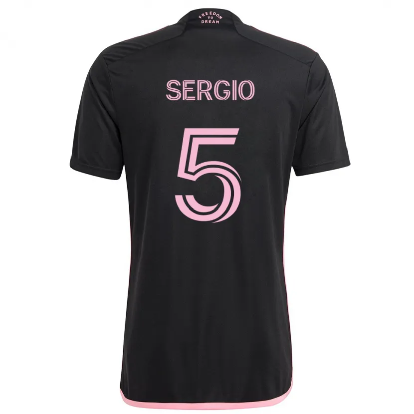 Danxen Kinder Sergio Busquets #5 Schwarz Auswärtstrikot Trikot 2024/25 T-Shirt Schweiz