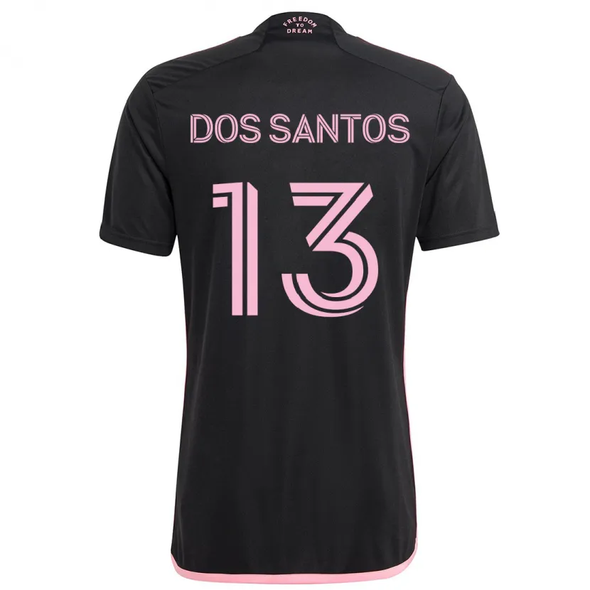 Danxen Kinder Cj Dos Santos #13 Schwarz Auswärtstrikot Trikot 2024/25 T-Shirt Schweiz