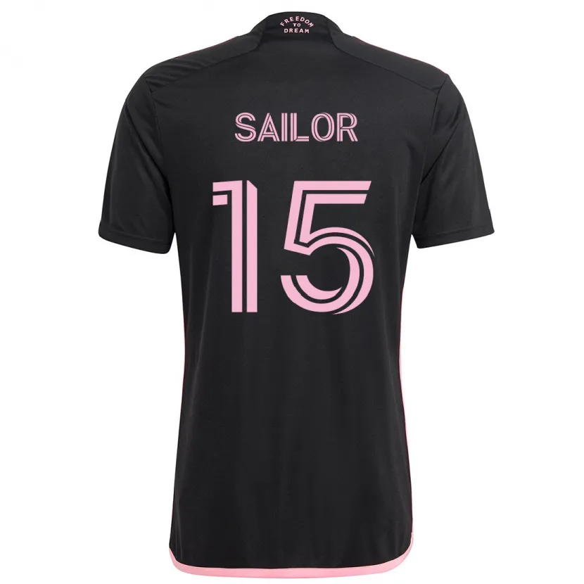 Danxen Kinder Ryan Sailor #15 Schwarz Auswärtstrikot Trikot 2024/25 T-Shirt Schweiz