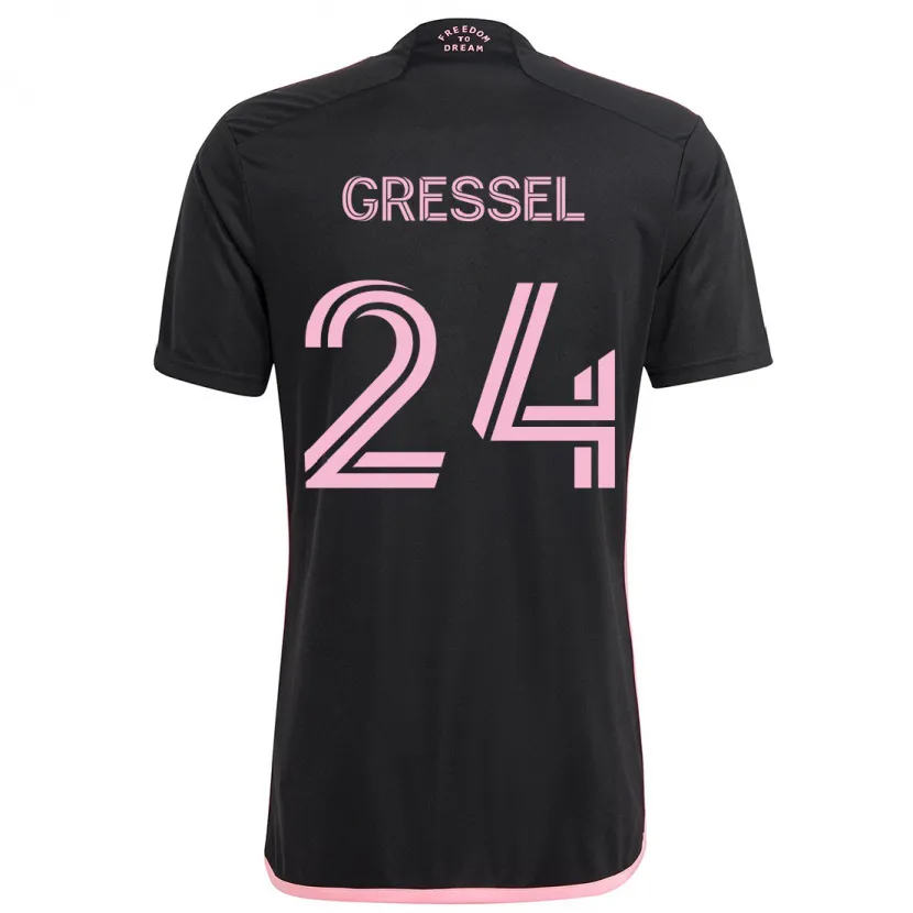 Danxen Kinder Julian Gressel #24 Schwarz Auswärtstrikot Trikot 2024/25 T-Shirt Schweiz