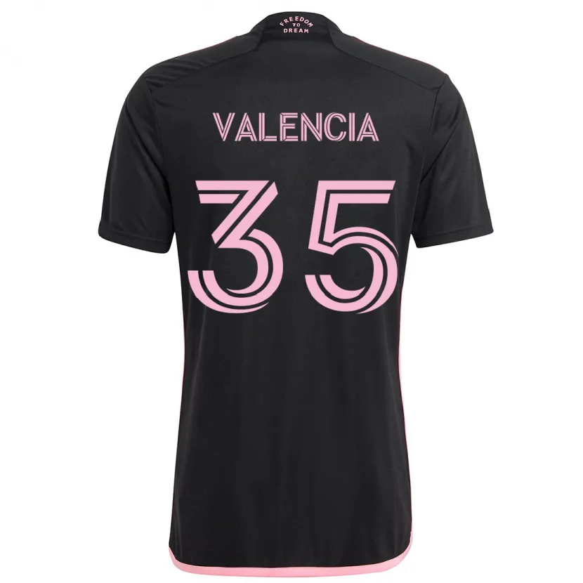 Danxen Kinder Felipe Valencia #35 Schwarz Auswärtstrikot Trikot 2024/25 T-Shirt Schweiz