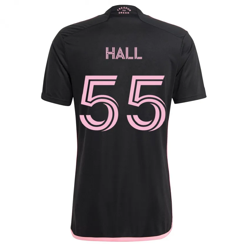 Danxen Kinder Tyler Hall #55 Schwarz Auswärtstrikot Trikot 2024/25 T-Shirt Schweiz