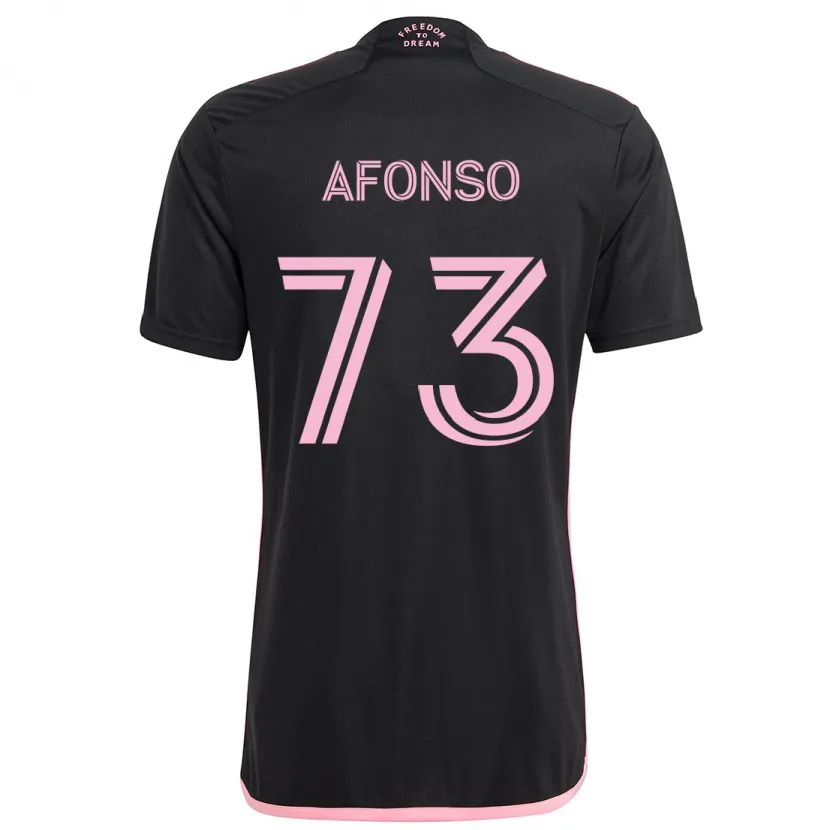 Danxen Kinder Leo Afonso #73 Schwarz Auswärtstrikot Trikot 2024/25 T-Shirt Schweiz