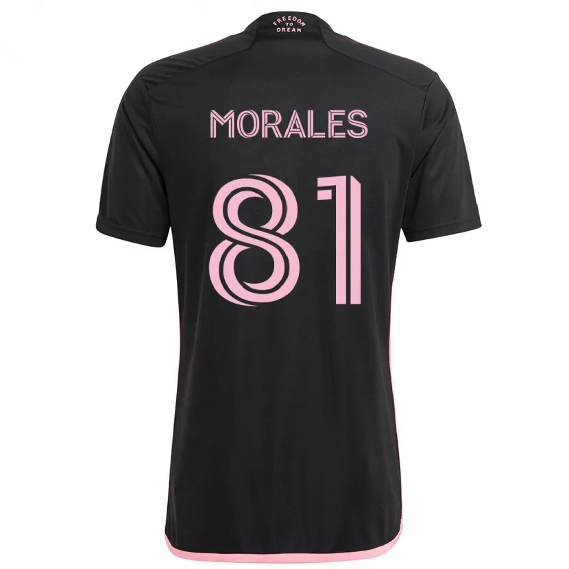 Danxen Kinder Santiago Morales #81 Schwarz Auswärtstrikot Trikot 2024/25 T-Shirt Schweiz