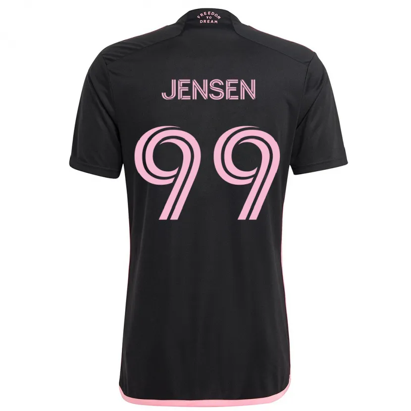 Danxen Kinder Cole Jensen #99 Schwarz Auswärtstrikot Trikot 2024/25 T-Shirt Schweiz