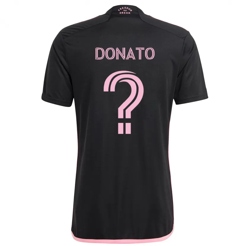 Danxen Kinder Benjamin Donato #0 Schwarz Auswärtstrikot Trikot 2024/25 T-Shirt Schweiz