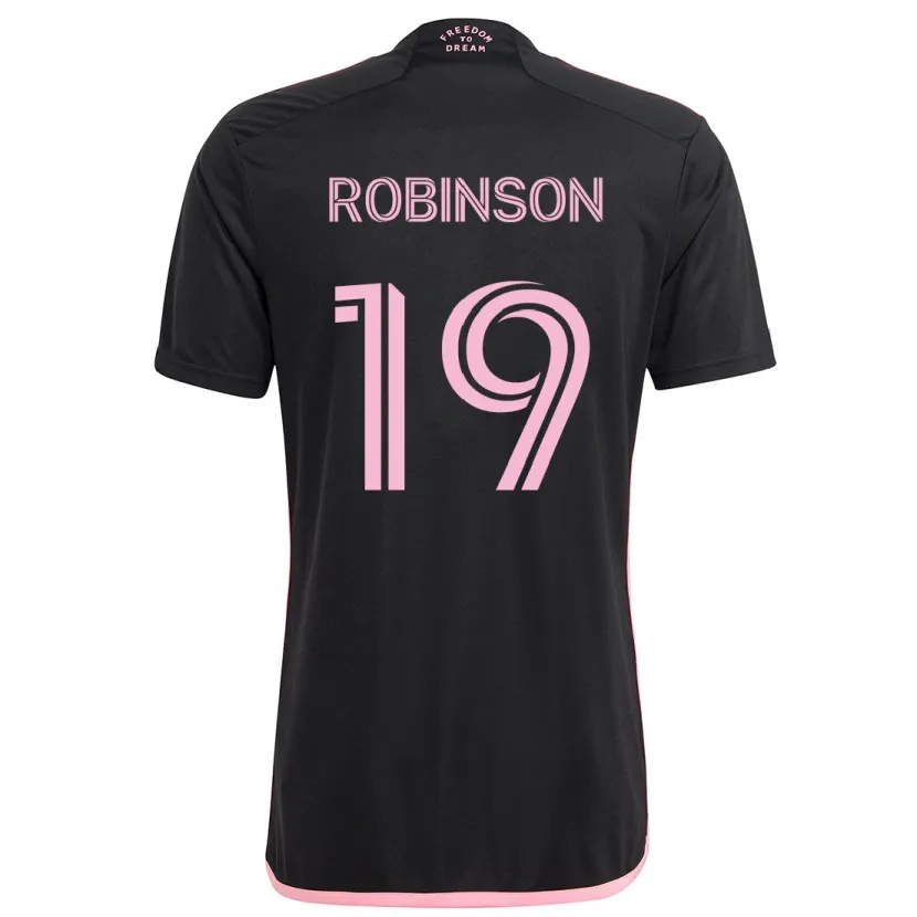 Danxen Kinder Robbie Robinson #19 Schwarz Auswärtstrikot Trikot 2024/25 T-Shirt Schweiz