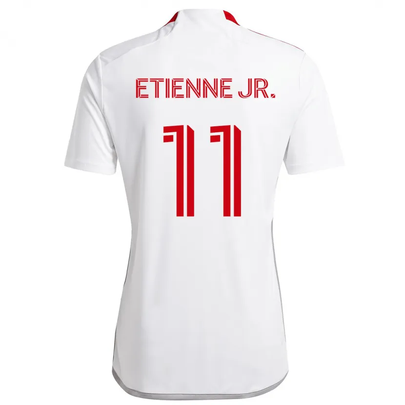 Danxen Kinder Derrick Etienne Jr. #11 Weiß Rot Auswärtstrikot Trikot 2024/25 T-Shirt Schweiz