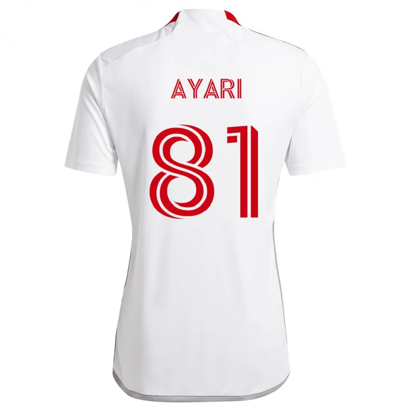 Danxen Kinder Hassan Ayari #81 Weiß Rot Auswärtstrikot Trikot 2024/25 T-Shirt Schweiz