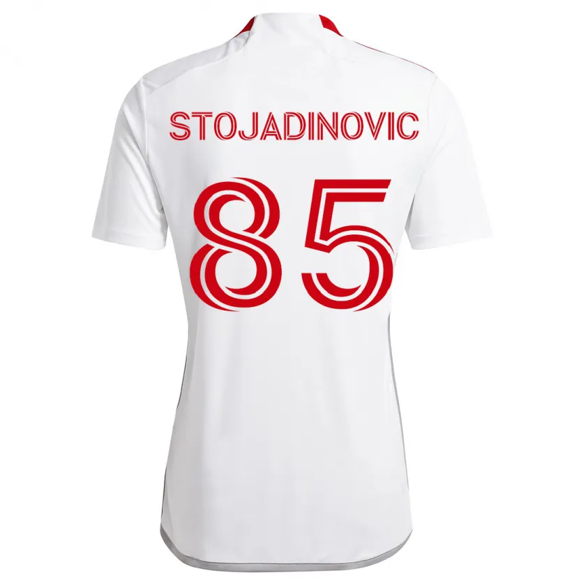 Danxen Kinder Marko Stojadinovic #85 Weiß Rot Auswärtstrikot Trikot 2024/25 T-Shirt Schweiz