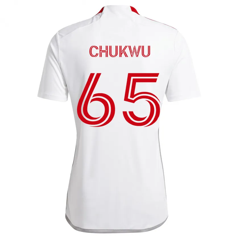 Danxen Kinder Joses Chukwu #65 Weiß Rot Auswärtstrikot Trikot 2024/25 T-Shirt Schweiz