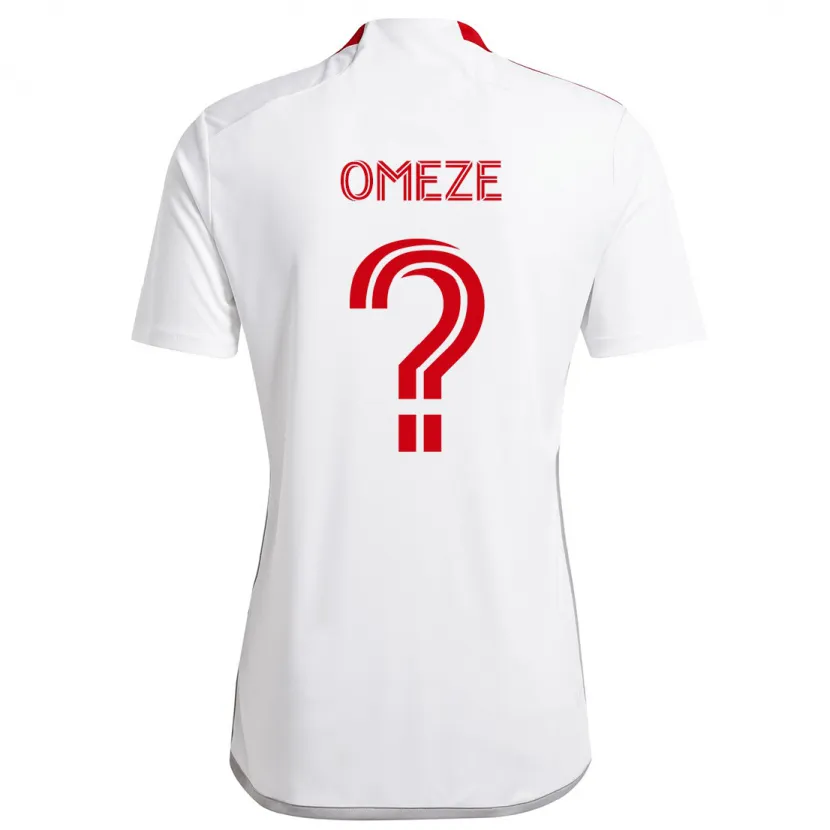 Danxen Kinder Chimere Omeze #0 Weiß Rot Auswärtstrikot Trikot 2024/25 T-Shirt Schweiz