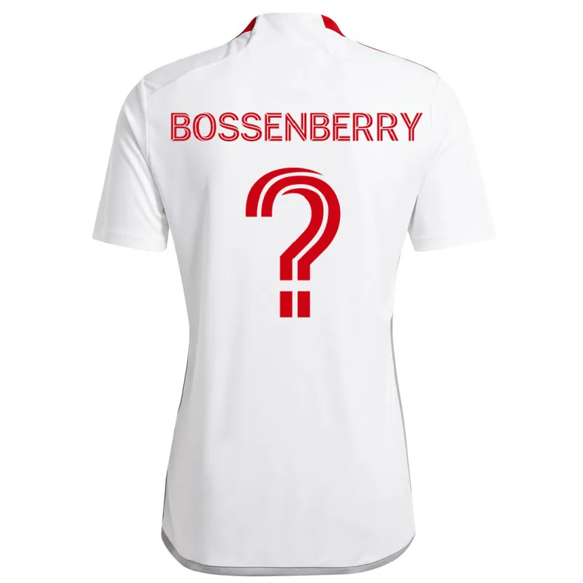 Danxen Kinder Antone Bossenberry #0 Weiß Rot Auswärtstrikot Trikot 2024/25 T-Shirt Schweiz