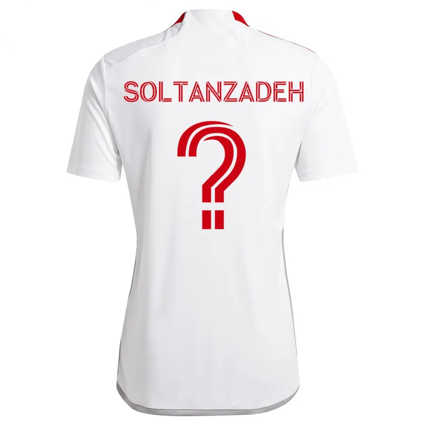 Danxen Kinder Shayan Soltanzadeh #0 Weiß Rot Auswärtstrikot Trikot 2024/25 T-Shirt Schweiz