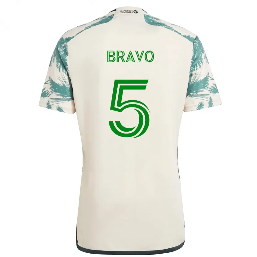 Danxen Kinder Claudio Bravo #5 Beige Braun Auswärtstrikot Trikot 2024/25 T-Shirt Schweiz