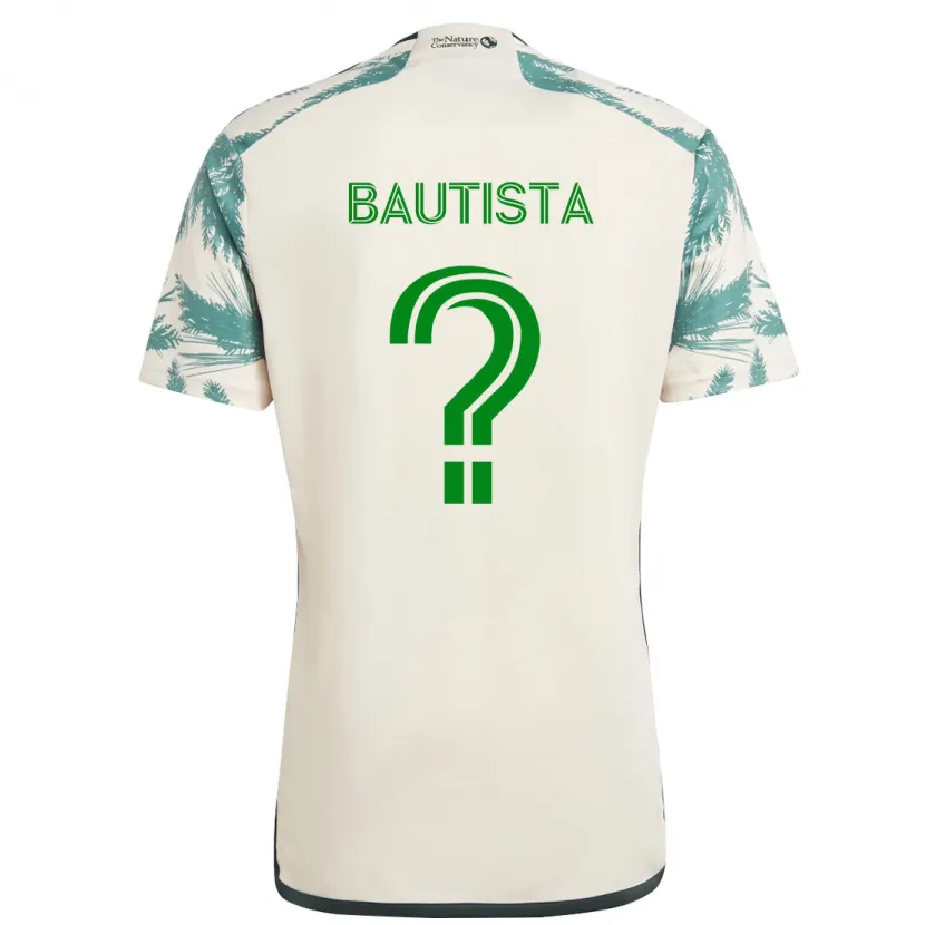 Danxen Kinder Ricardo Bautista #0 Beige Braun Auswärtstrikot Trikot 2024/25 T-Shirt Schweiz