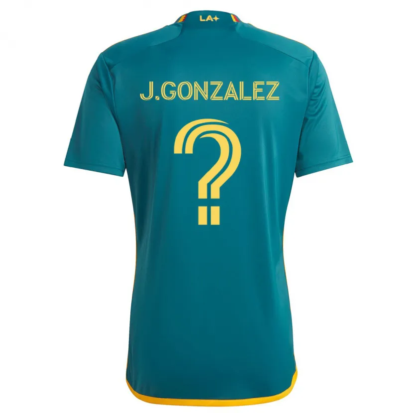 Danxen Kinder Jesse Gonzalez #0 Grün Gelb Auswärtstrikot Trikot 2024/25 T-Shirt Schweiz