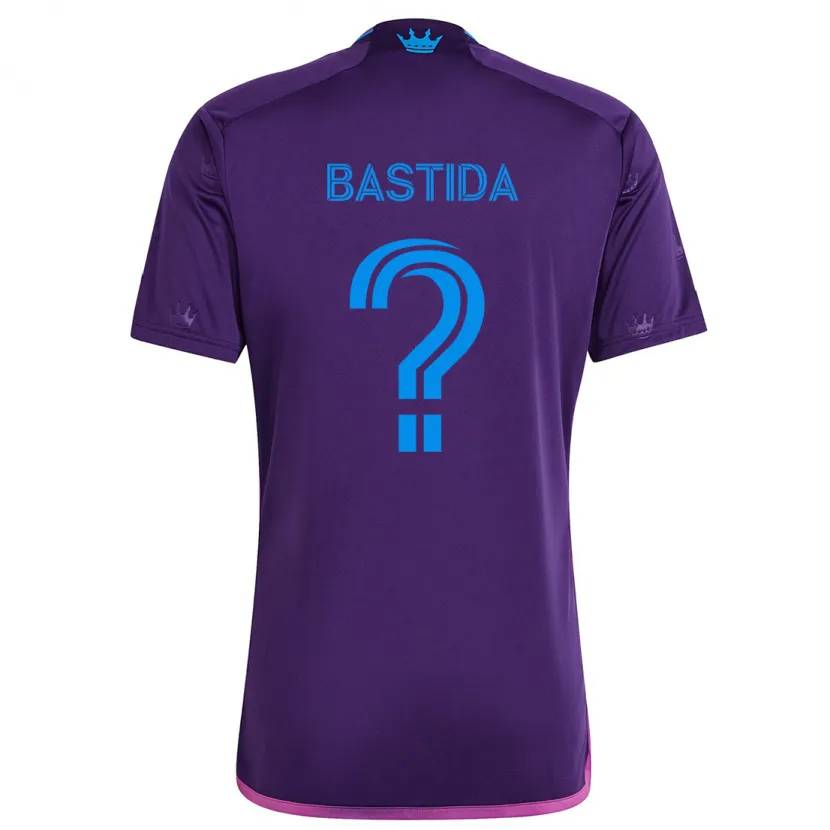 Danxen Kinder Juan Martinez-Bastida #0 Lila-Blau Auswärtstrikot Trikot 2024/25 T-Shirt Schweiz